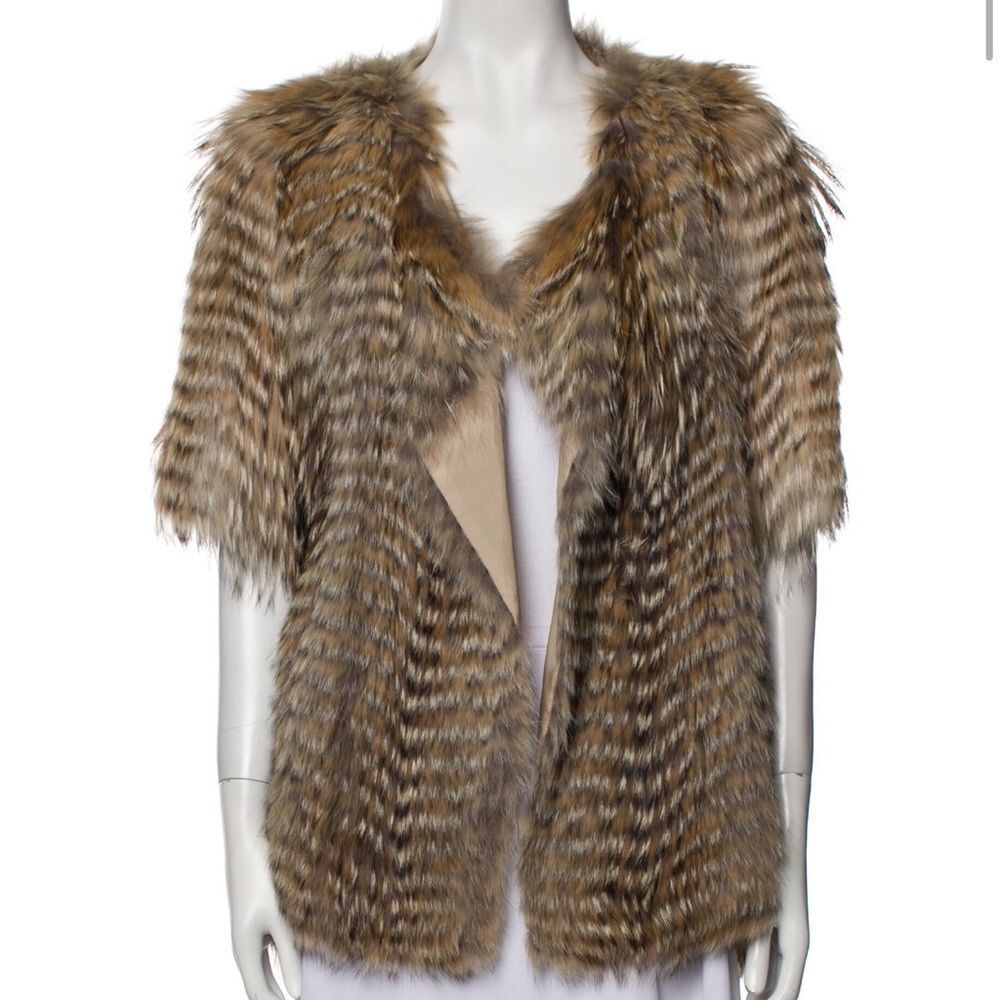 So MANY Complements! Authentic Coyote fur jacket!